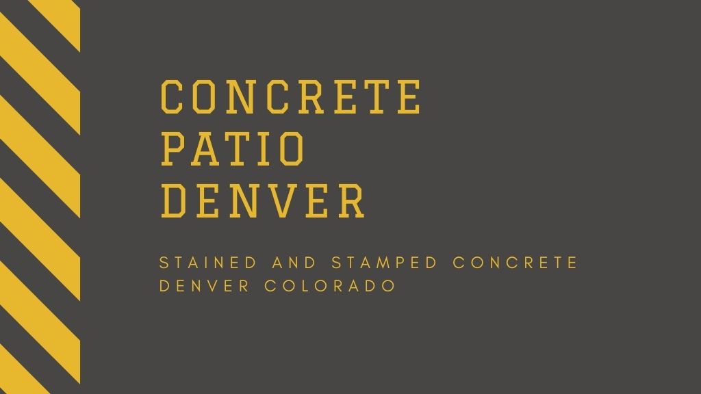 Concrete Patio Denver